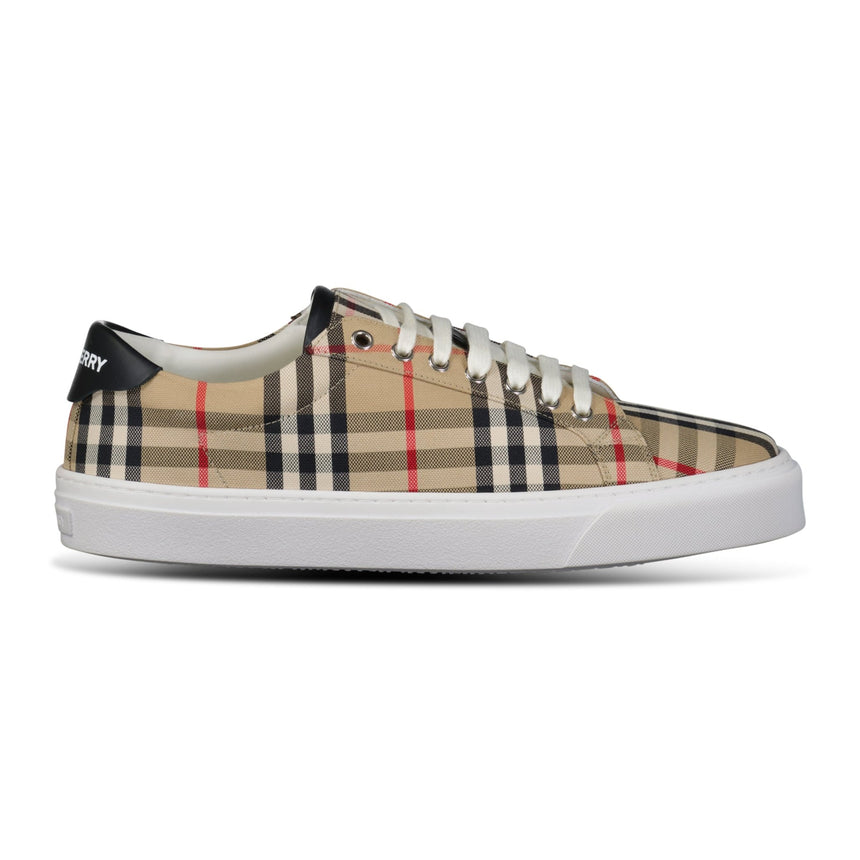 Burberry Canvas Check Trainers Archive Beige - Boinclo - Outlet Sale Under Retail
