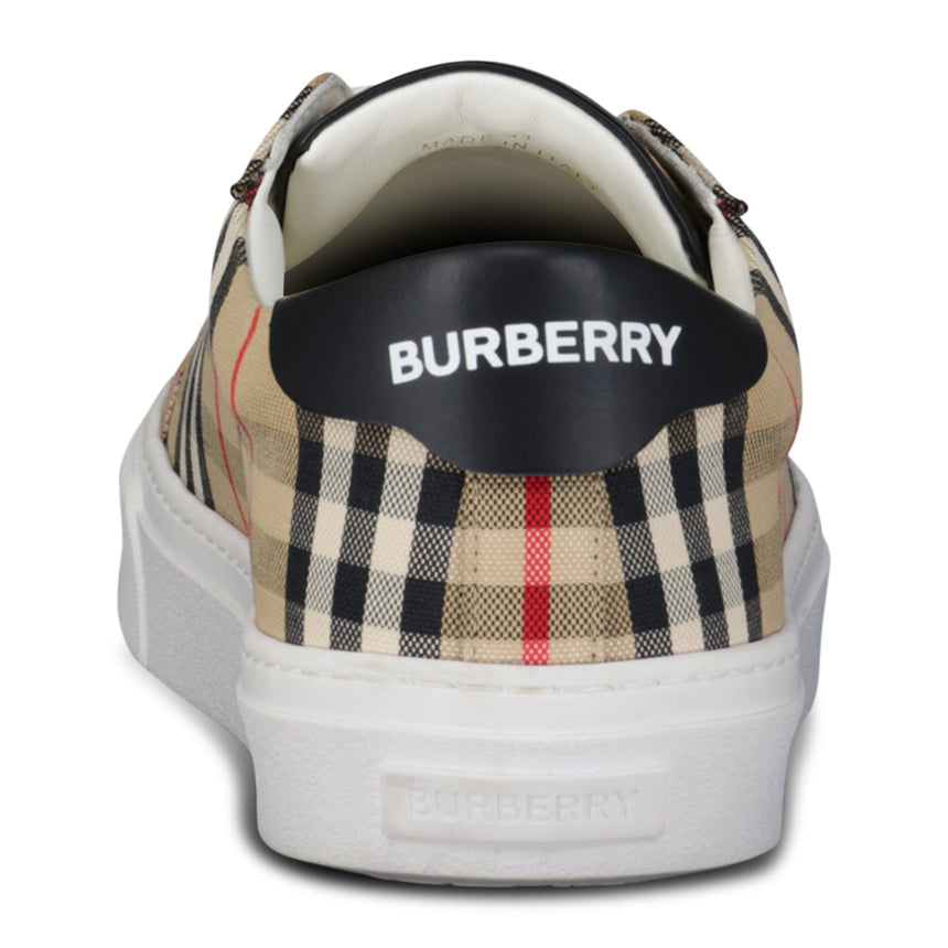 Burberry Canvas Check Trainers Archive Beige - Boinclo - Outlet Sale Under Retail