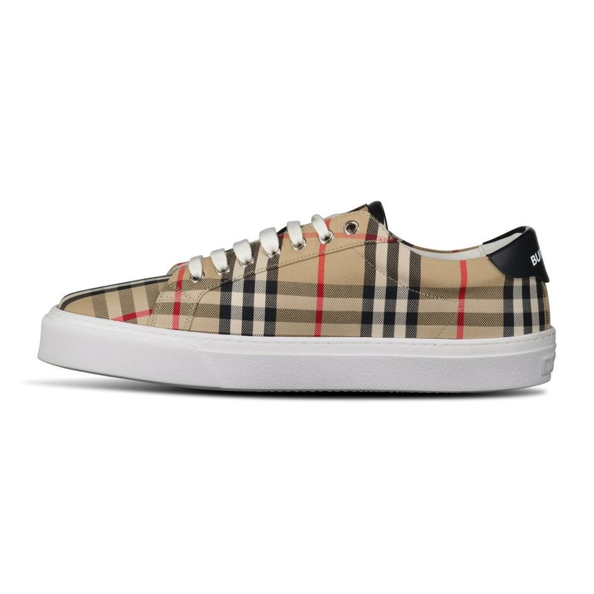 Burberry Canvas Check Trainers Archive Beige - Boinclo - Outlet Sale Under Retail