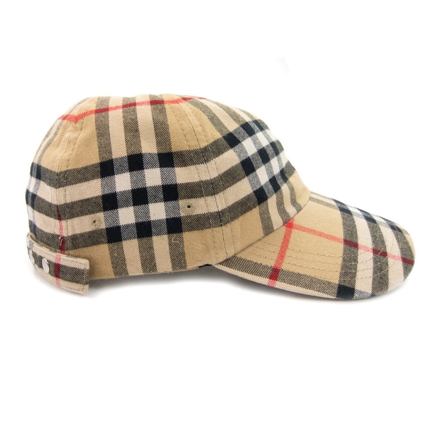 Burberry Check Cotton Baseball Cap in Archive Beige - Boinclo - Outlet Sale Under Retail