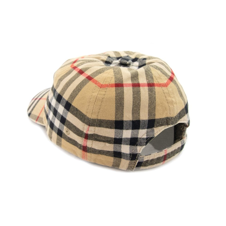 Burberry Check Cotton Baseball Cap in Archive Beige - Boinclo - Outlet Sale Under Retail