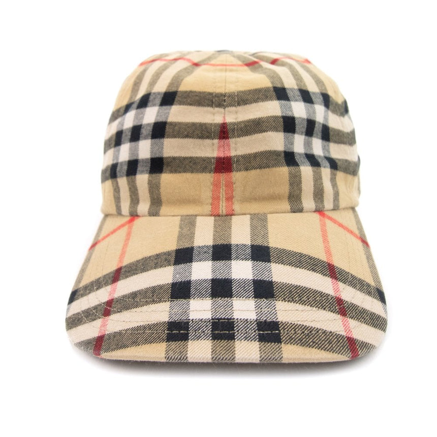 Burberry Check Cotton Baseball Cap in Archive Beige - Boinclo - Outlet Sale Under Retail