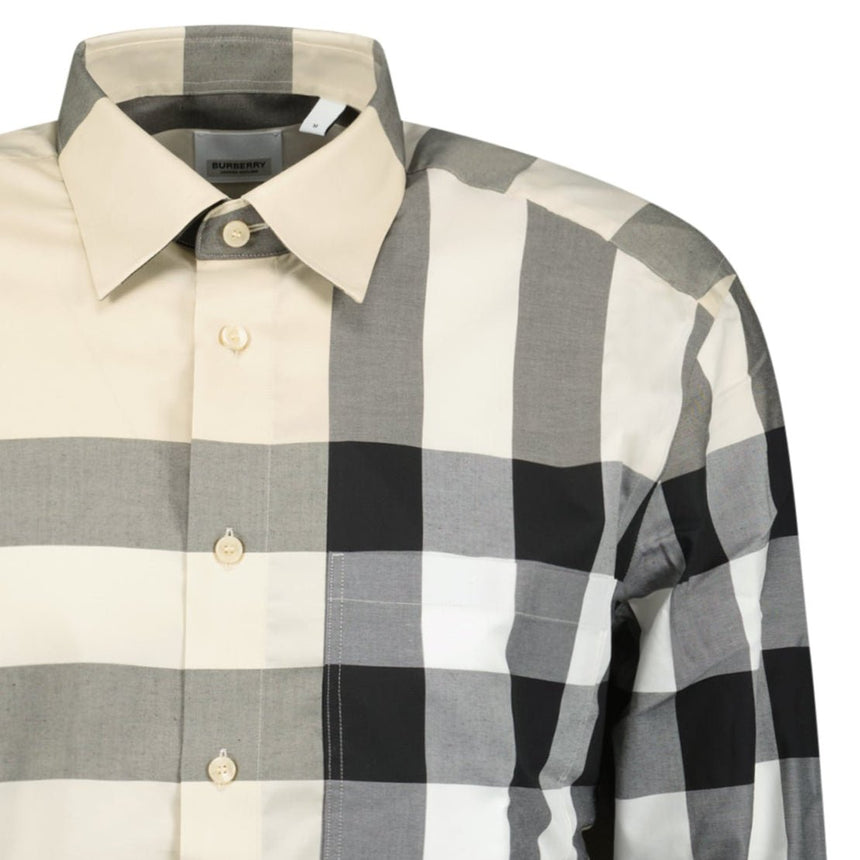 Burberry 'Claverdon' Check Shirt in Modern Beige - Boinclo - Outlet Sale Under Retail