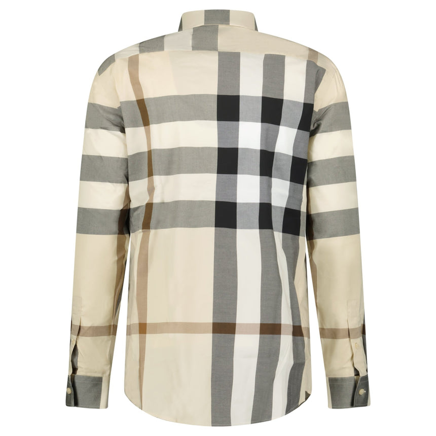 Burberry 'Claverdon' Check Shirt in Modern Beige - Boinclo - Outlet Sale Under Retail