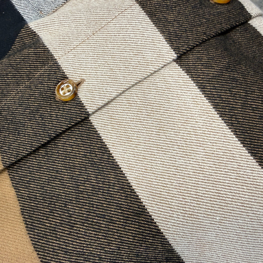 Burberry 'Claverdon' Check Shirt in Taupe Brown - Boinclo - Outlet Sale Under Retail