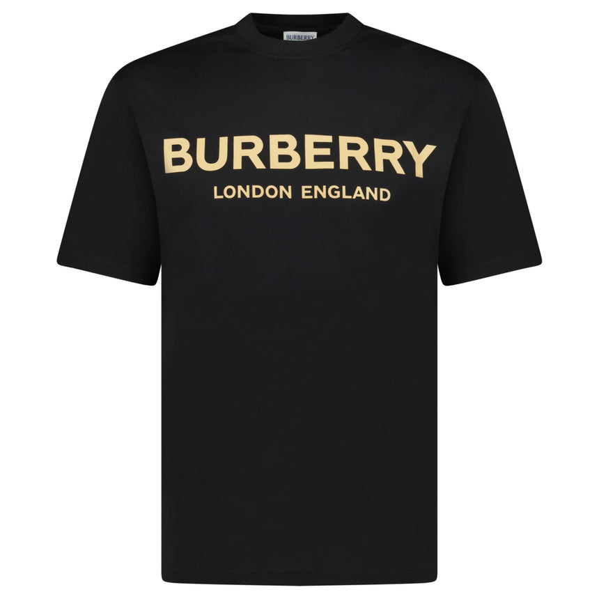 Burberry 'Ellison' Logo Print T-Shirt Black - Boinclo - Outlet Sale Under Retail
