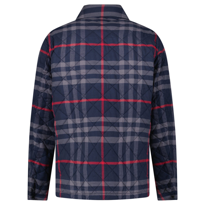Burberry 'Forres' Diamond Quilted Jacket Navy - Boinclo - Outlet Sale Under Retail