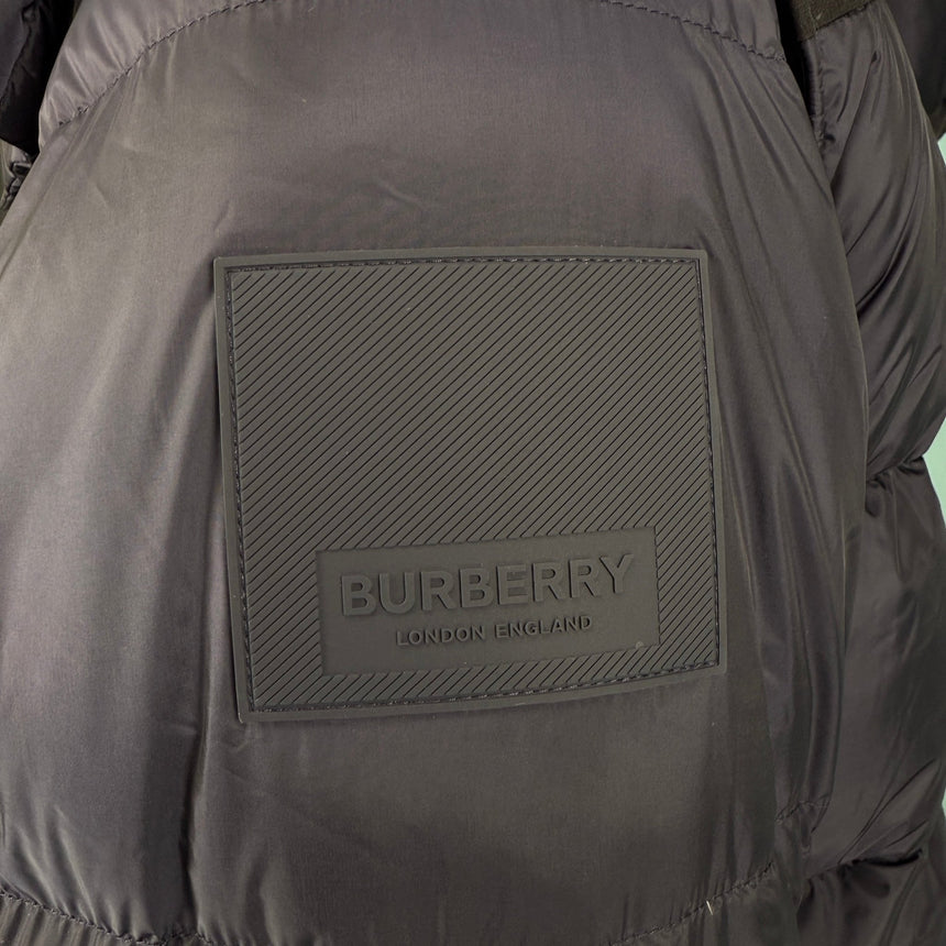Burberry 'Leeds' Detachable Sleeve Hooded Down Jacket Navy - Boinclo - Outlet Sale Under Retail