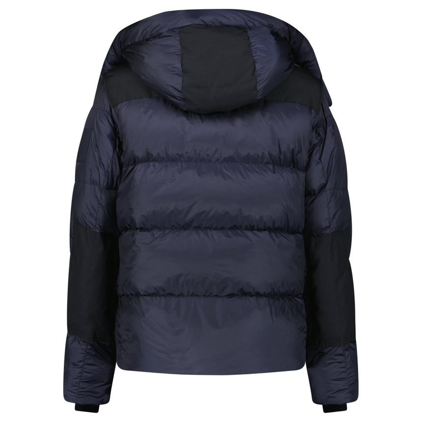 Burberry 'Leeds' Detachable Sleeve Hooded Down Jacket Navy - Boinclo - Outlet Sale Under Retail