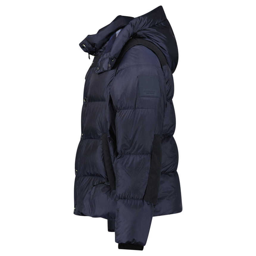 Burberry 'Leeds' Detachable Sleeve Hooded Down Jacket Navy - Boinclo - Outlet Sale Under Retail