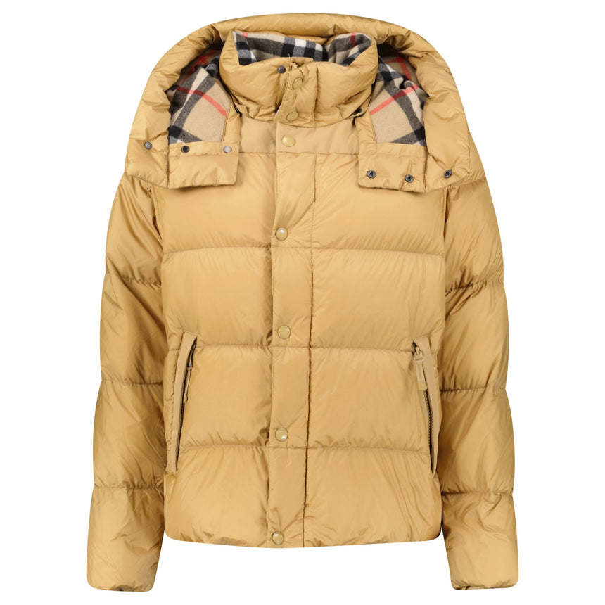 Burberry 'Leeds' Detachable Sleeve Hooded Down Jacket Warm Honey - Boinclo - Outlet Sale Under Retail