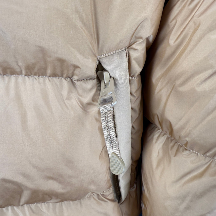 Burberry 'Leeds' Detachable Sleeve Hooded Down Jacket Warm Honey - Boinclo - Outlet Sale Under Retail