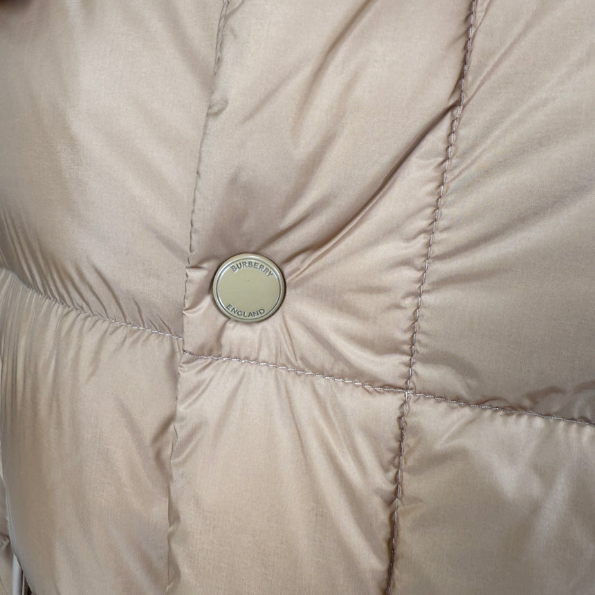 Burberry 'Leeds' Detachable Sleeve Hooded Down Jacket Warm Honey - Boinclo - Outlet Sale Under Retail