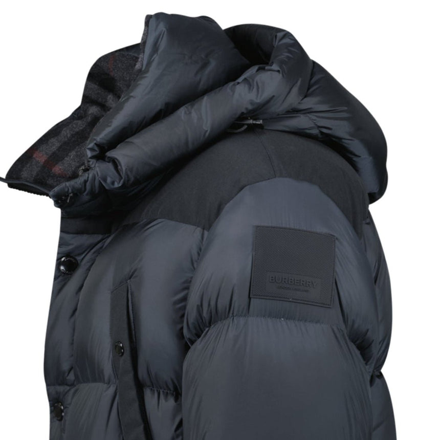 Burberry 'Lindford' Puffer Coat in Charcoal Grey - Boinclo - Outlet Sale Under Retail