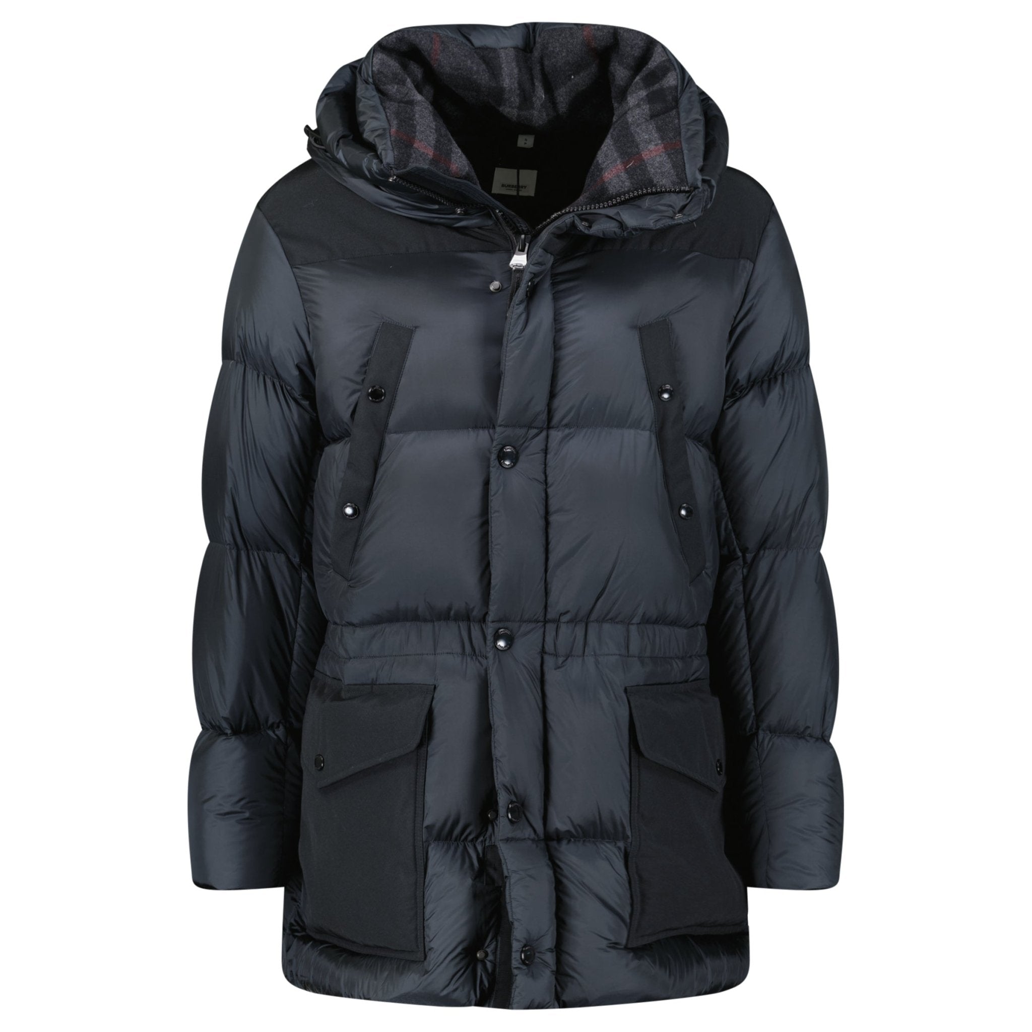 Color variation of Burberry 'Lindford' Puffer Coat in Charcoal Grey