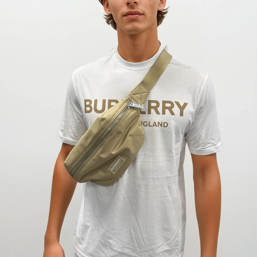 Burberry 'Talbot' Cross Body Messenger Bag Gold Honey - Boinclo - Outlet Sale Under Retail