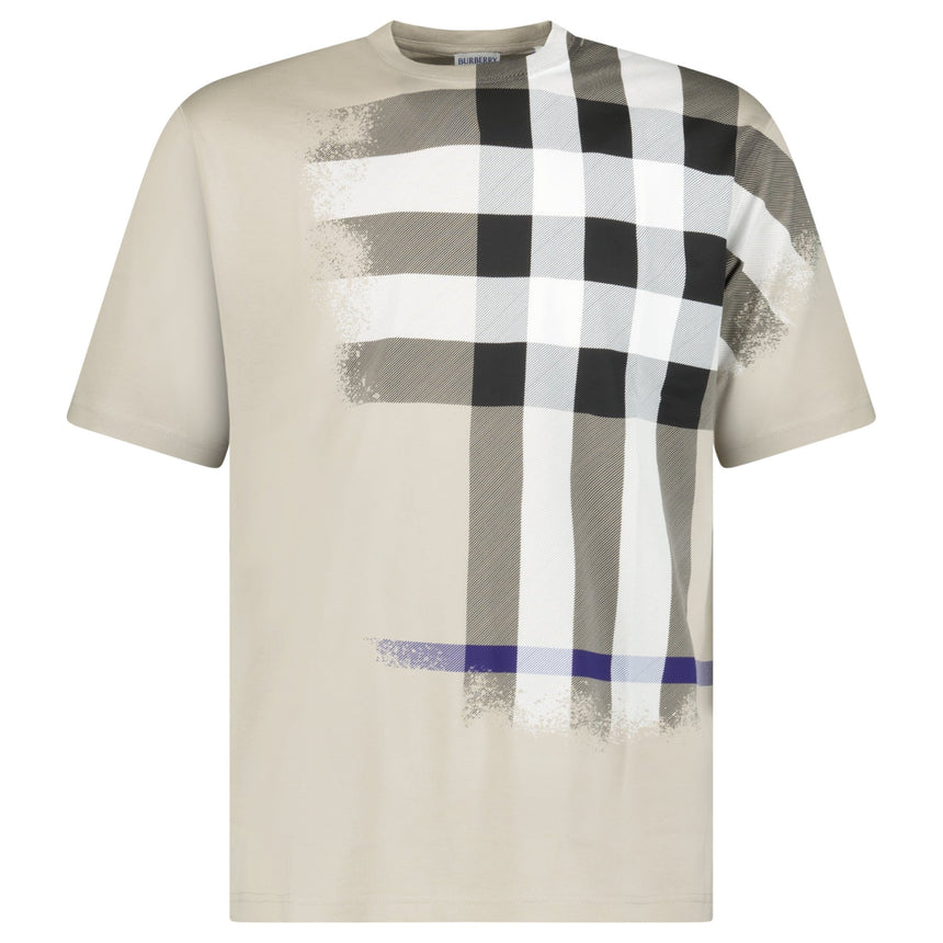 Burberry Ellison Check Print T-Shirt in Lichen - Boinclo - Outlet Sale Under Retail