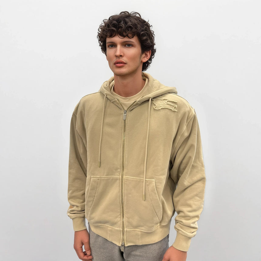Burberry Embroidery Relaxed Fit Horseferry Logo Safari Beige - Boinclo - Outlet Sale Under Retail