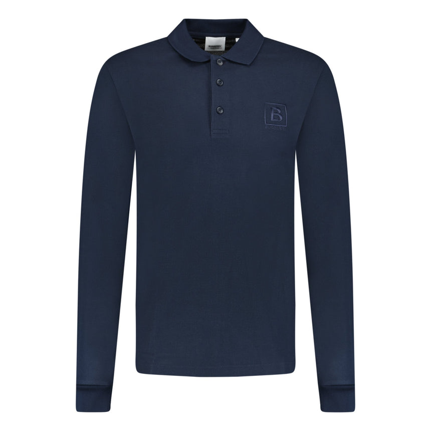 Burberry 'Gateforth' Long Sleeve Polo - Shirt Navy - Boinclo ltd - Outlet Sale Under Retail