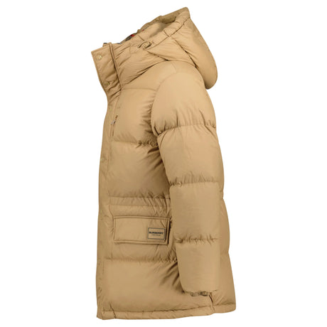 Burberry Halsby Mid Length Down Puffer Jacket Beige - Boinclo - Outlet Sale Under Retail