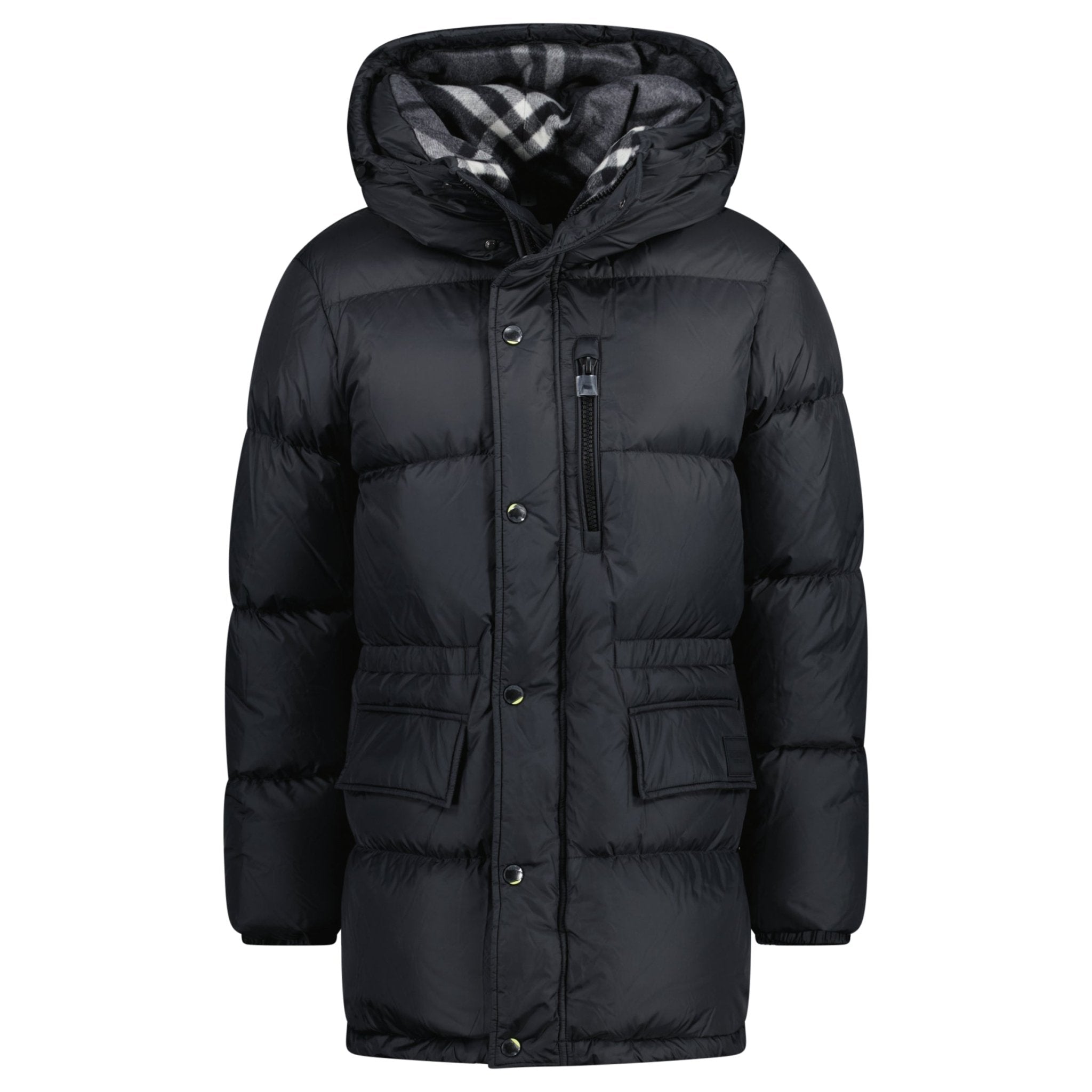 Color variation of Burberry Haworth Mid Length Down Puffer Jacket Black