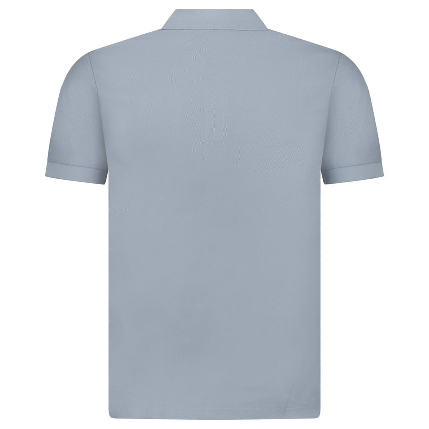 Burberry 'Hartford' Check Placket Polo Gale Blue - Boinclo - Outlet Sale Under Retail