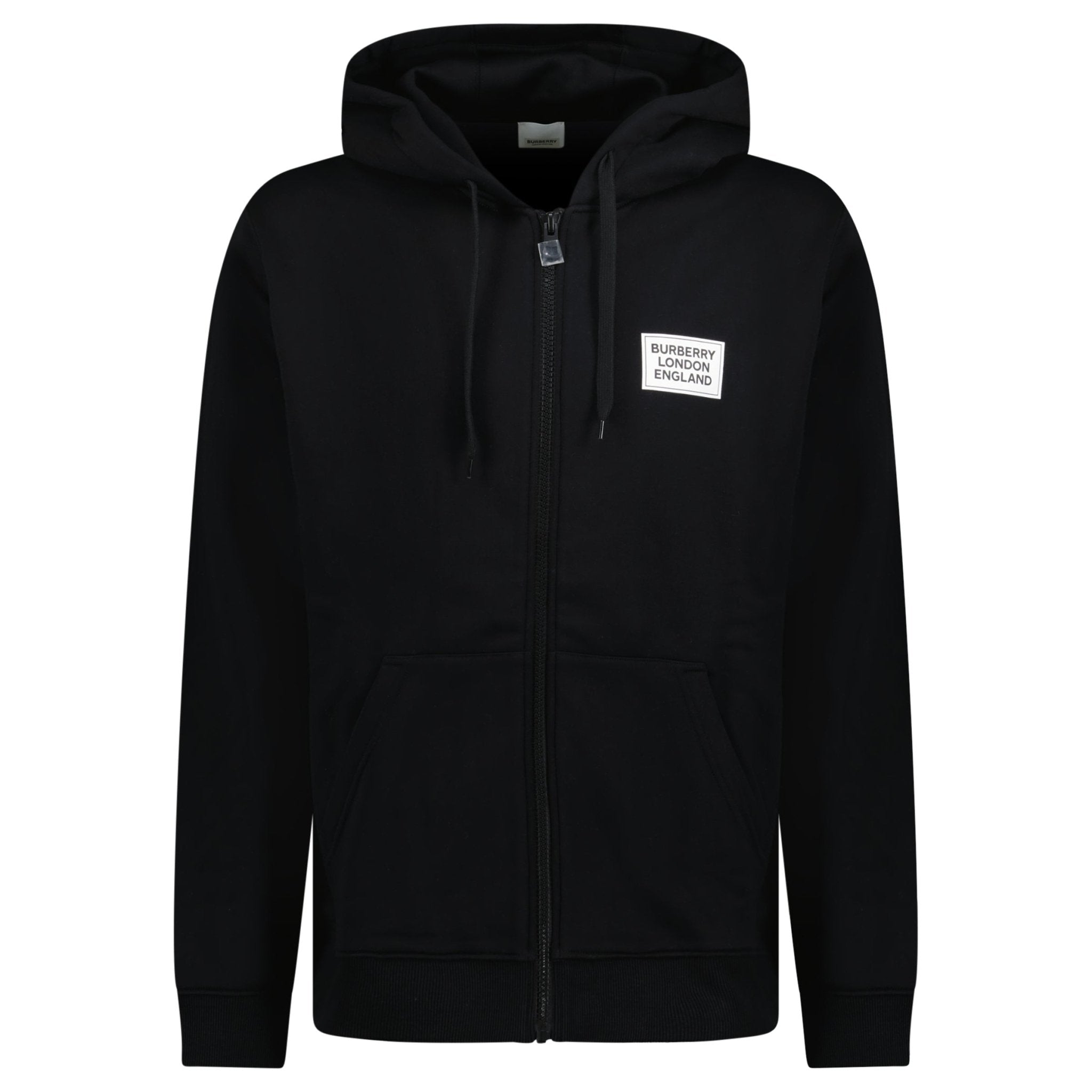 Color variation of Burberry 'Hove' Logo Hoodie Zip sweatshirt black