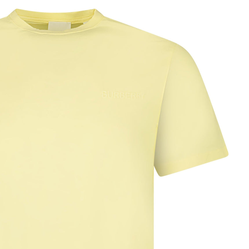 Burberry 'Jenson' Crew Neck Logo T-Shirt Yellow - Boinclo - Outlet Sale Under Retail