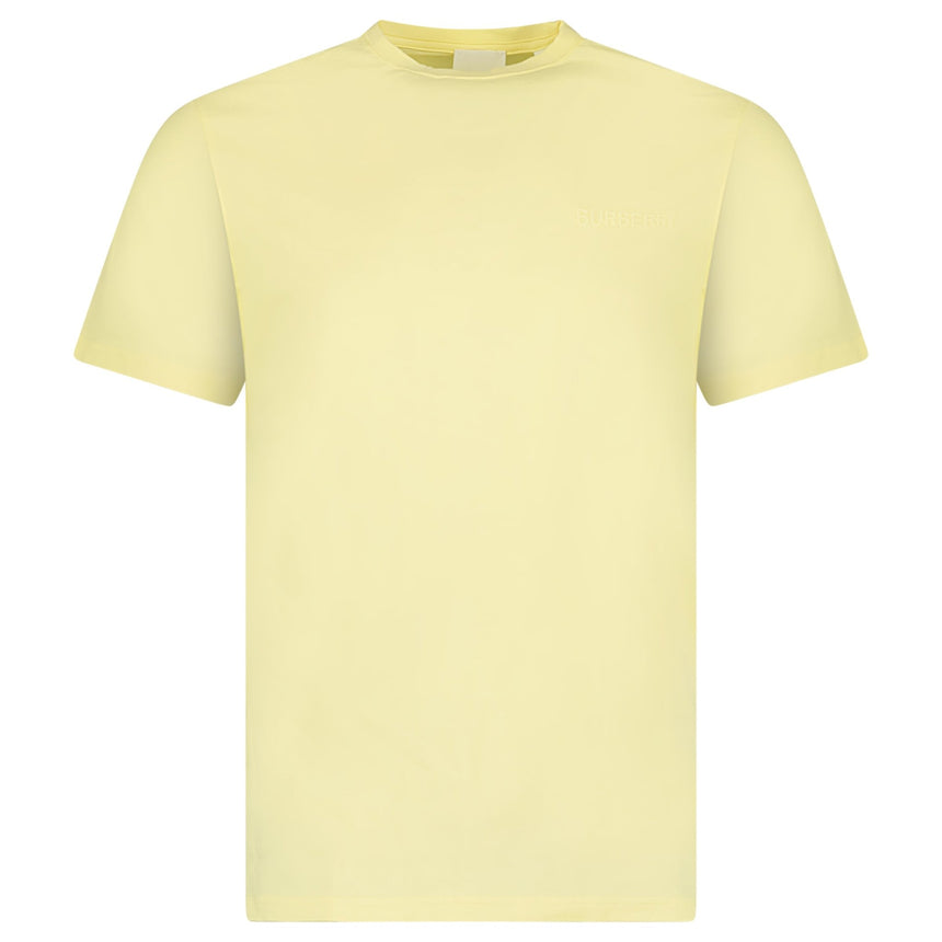 Burberry 'Jenson' Crew Neck Logo T-Shirt Yellow - Boinclo - Outlet Sale Under Retail