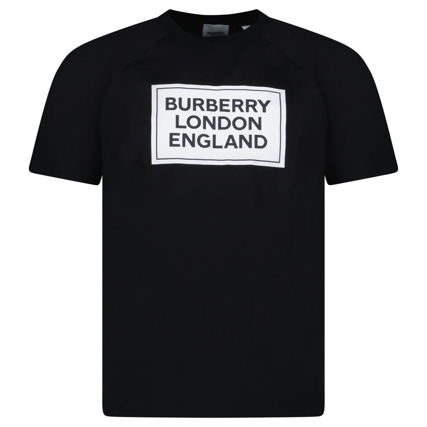 Burberry 'Margot' London England Logo T-Shirt Black - Boinclo - Outlet Sale Under Retail