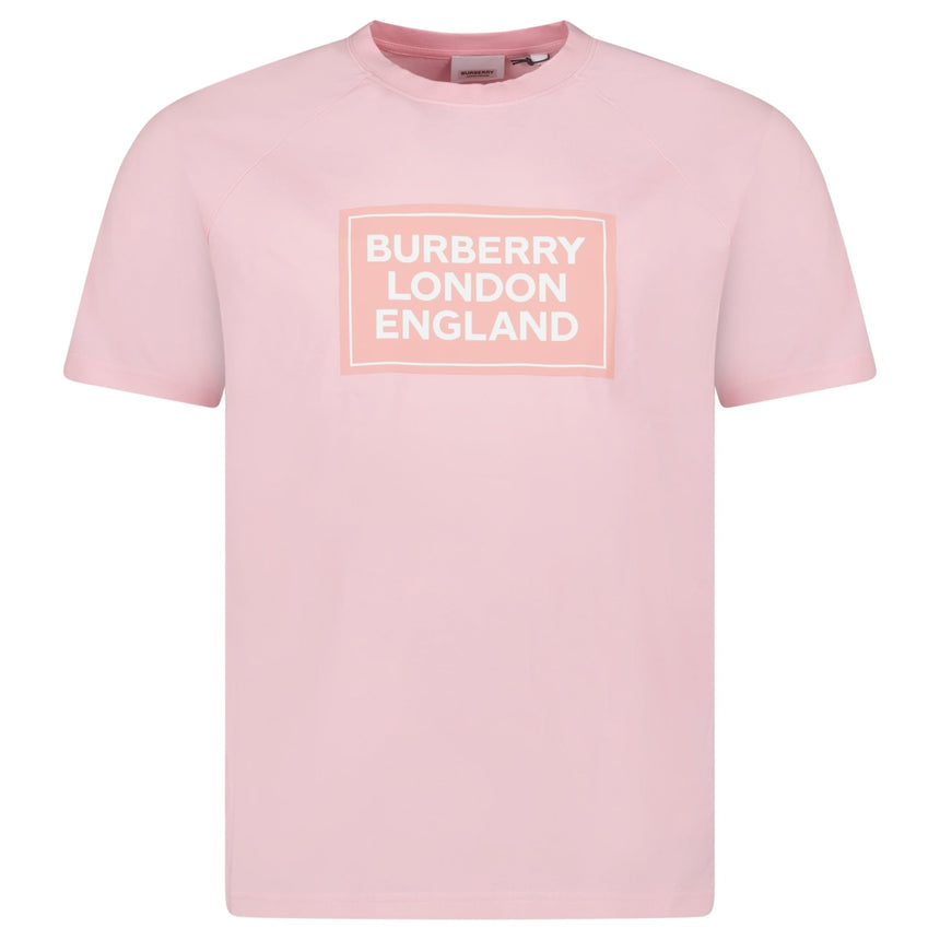 Burberry 'Margot' London England Logo T-Shirt Pink - Boinclo - Outlet Sale Under Retail