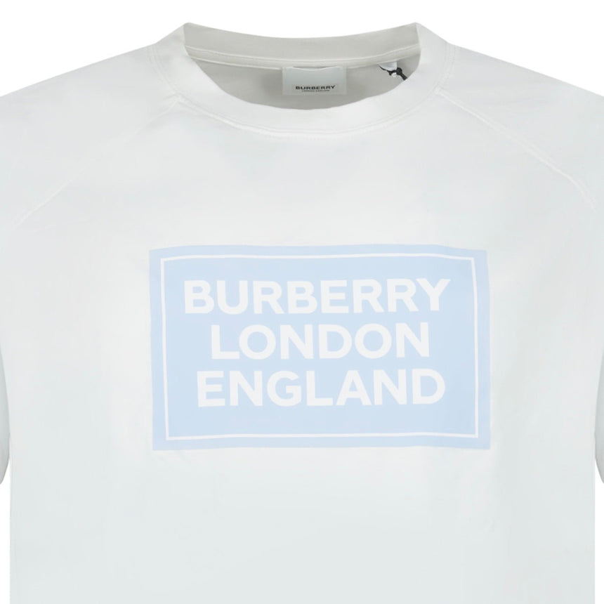 Burberry 'Margot' London England Logo T-Shirt White - Boinclo - Outlet Sale Under Retail
