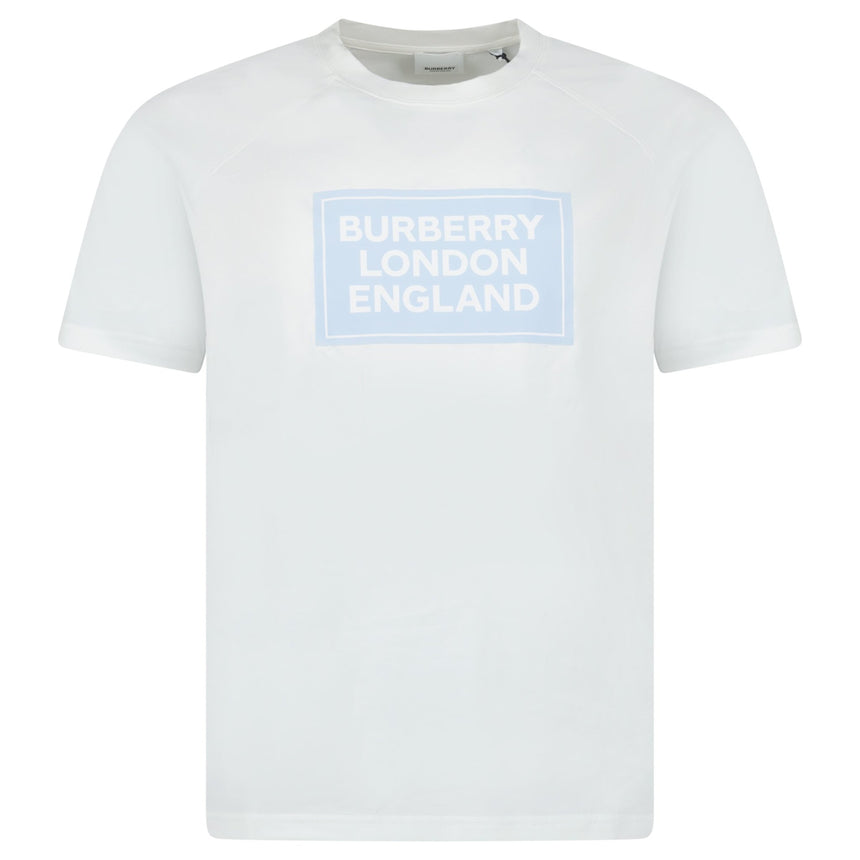 Burberry 'Margot' London England Logo T-Shirt White - Boinclo - Outlet Sale Under Retail