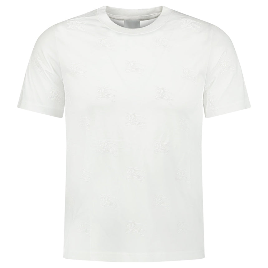 Burberry 'Margot' Rubber Horse Logo T-Shirt White - Boinclo - Outlet Sale Under Retail