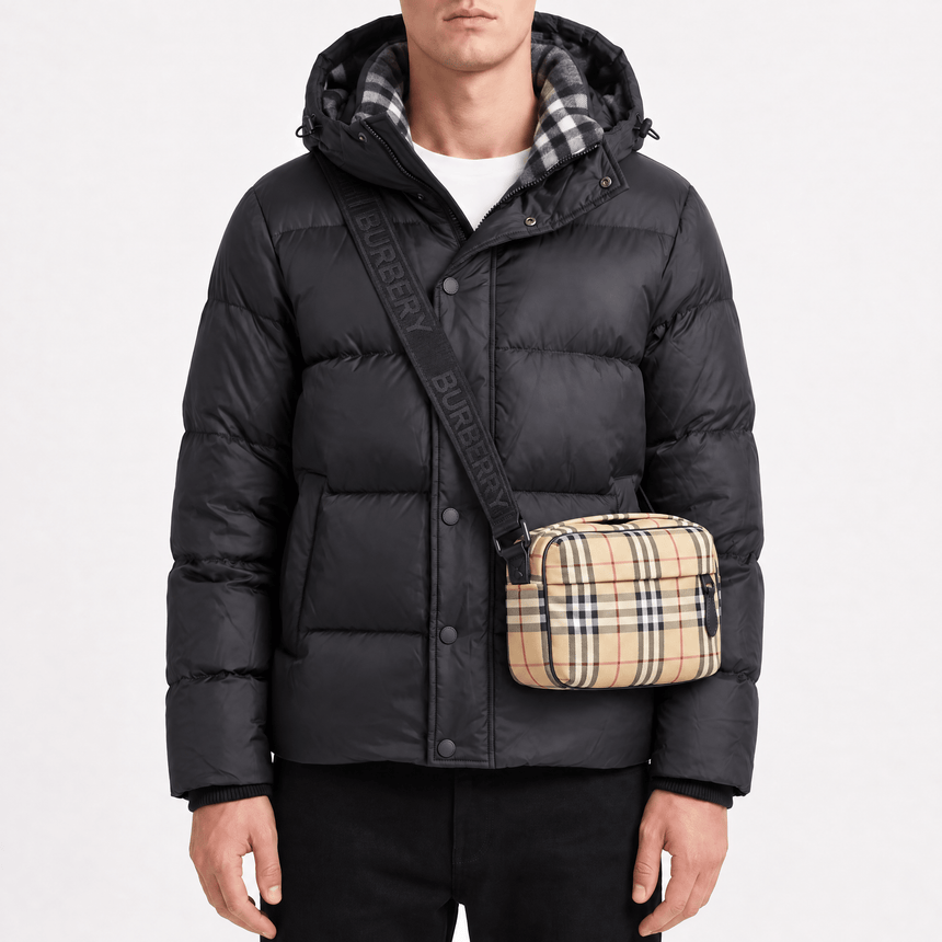 Burberry Paddy Check Crossbody Bag in Archive Beige - Boinclo - Outlet Sale Under Retail