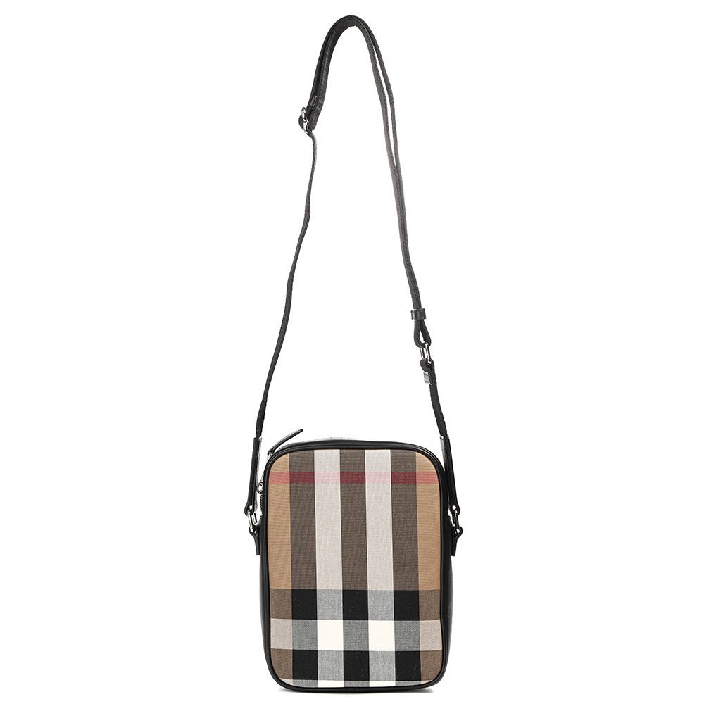 Color variation of Burberry 'Paddy' Check Messenger / Side Bag Black