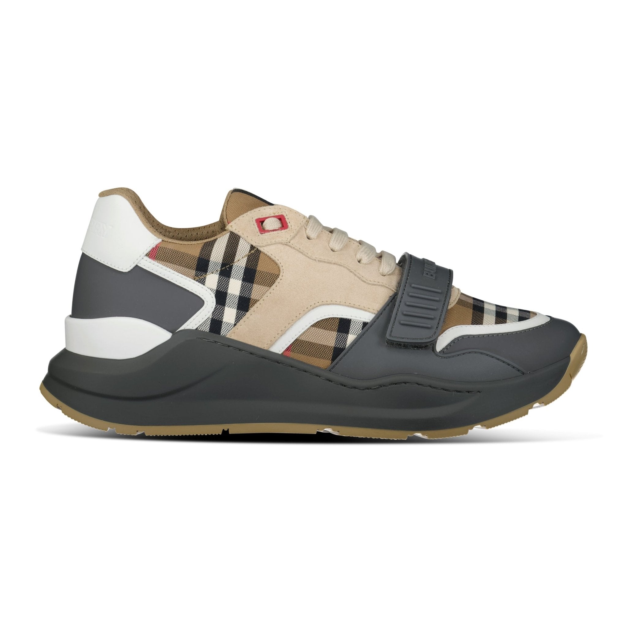 Color variation of Burberry 'Ramsey Runner' Trainers Taupe Brown