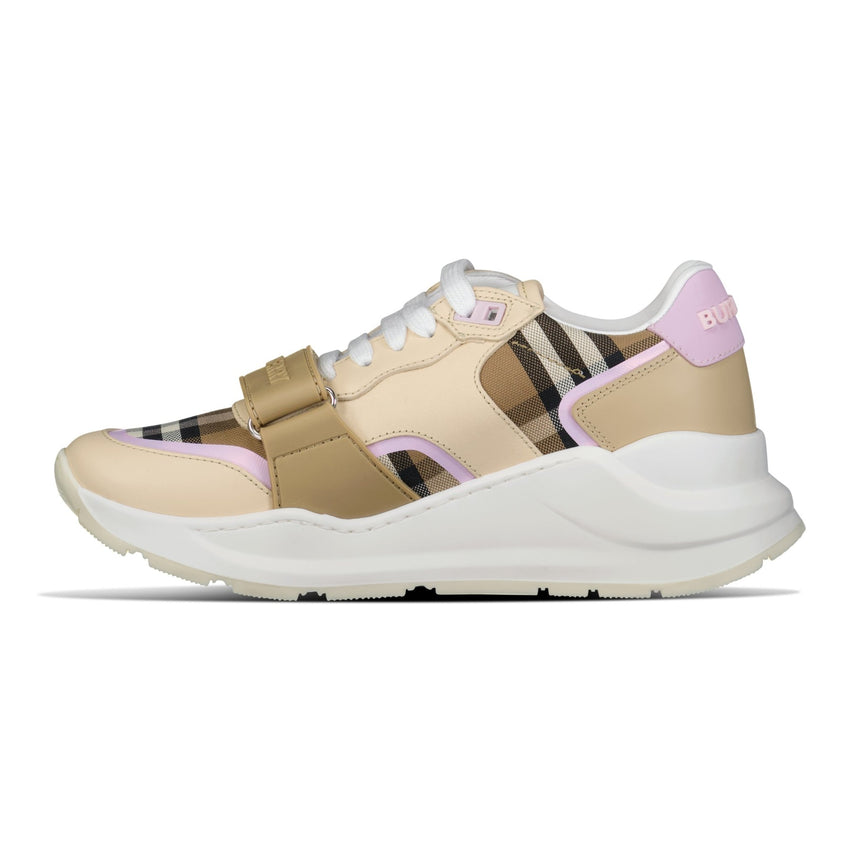Burberry 'Ramsey Runner' Trainers Taupe Brown - Boinclo - Outlet Sale Under Retail