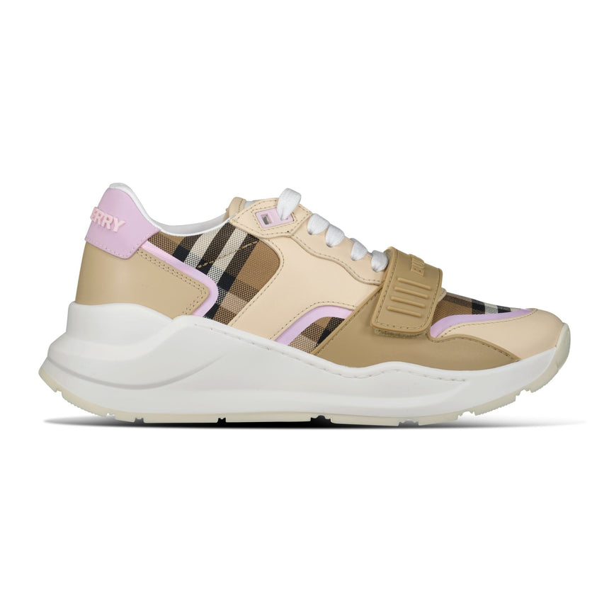 Burberry 'Ramsey Runner' Trainers Taupe Brown - Boinclo - Outlet Sale Under Retail