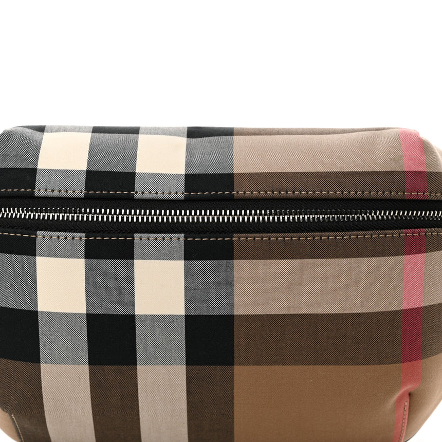 Burberry 'Sonny' Bum/Side Taupe Brown Check Bag - Boinclo - Outlet Sale Under Retail