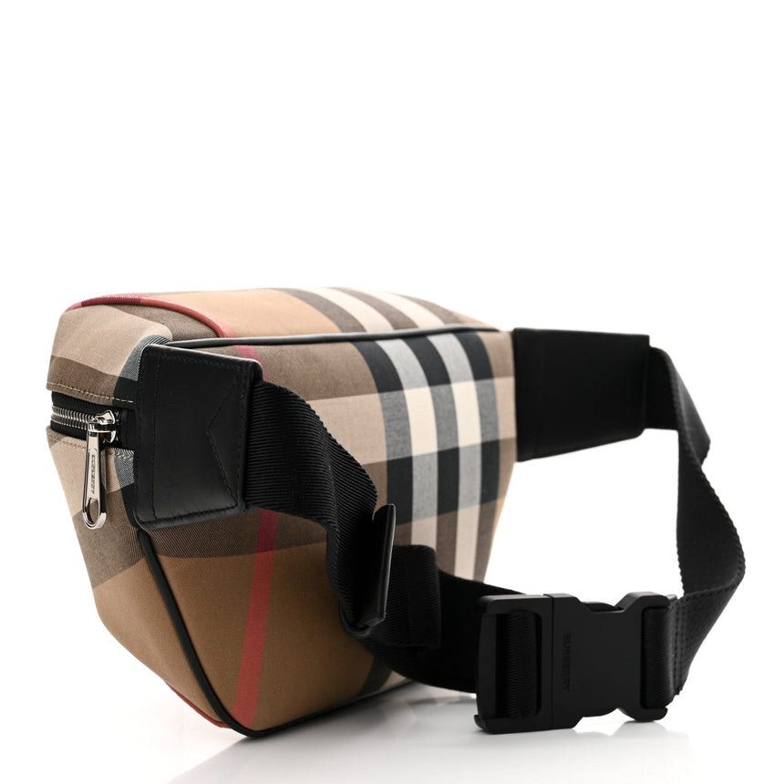 Burberry 'Sonny' Bum/Side Taupe Brown Check Bag - Boinclo - Outlet Sale Under Retail