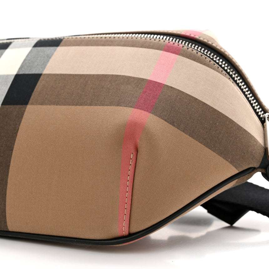 Burberry 'Sonny' Bum/Side Taupe Brown Check Bag - Boinclo - Outlet Sale Under Retail
