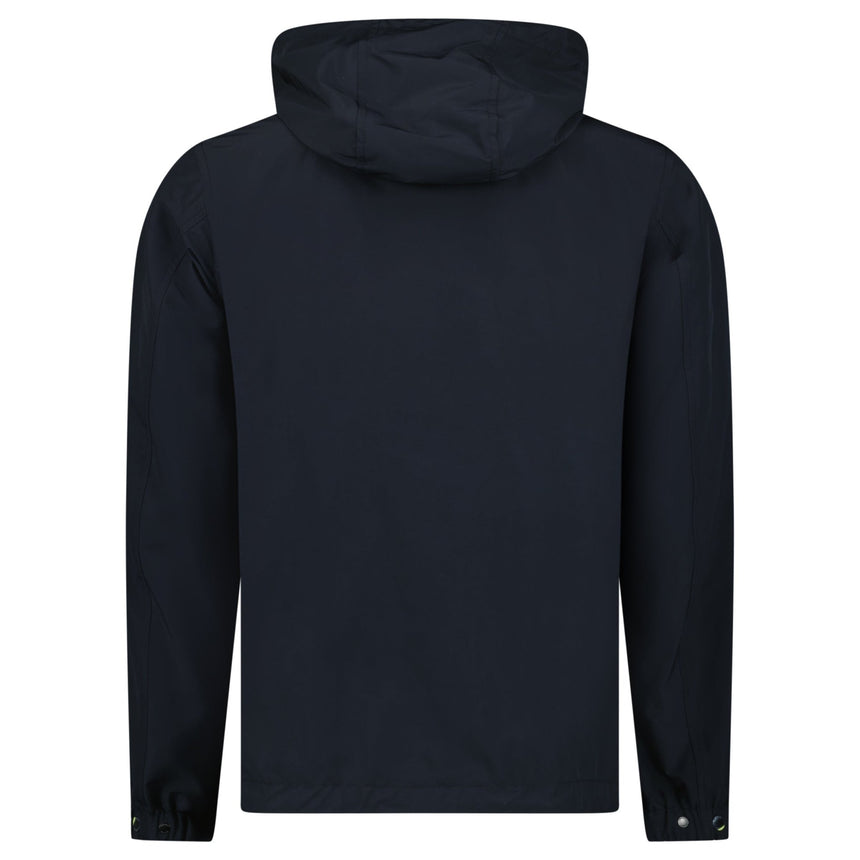 Burberry 'Stanford' Zip - Up Check Reversible Hooded Jacket Black & Blue Check - Boinclo - Outlet Sale Under Retail