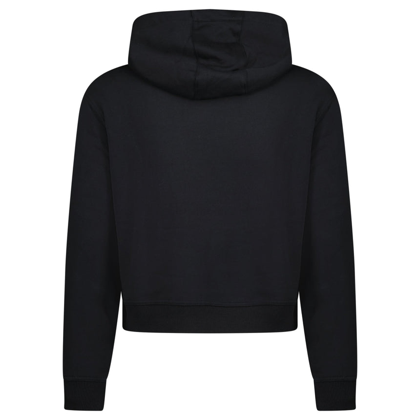 Burberry 'Talley' Embroidery Logo Check Hooded Sweatshirt Black - Boinclo - Outlet Sale Under Retail
