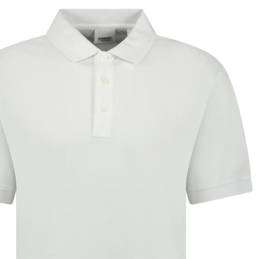 Burberry 'Tony' TB Polo White - Boinclo - Outlet Sale Under Retail