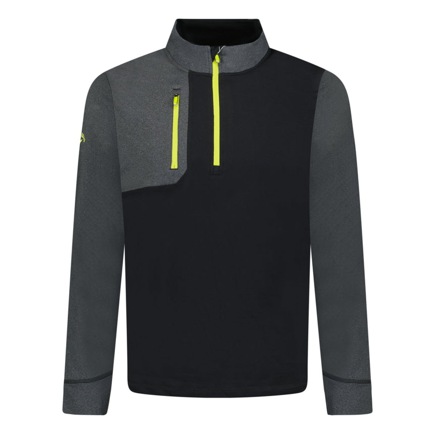 Callaway Aquapel Quarter Zip Golf Sweatshirt Black Caviar - Boinclo - Outlet Sale Under Retail