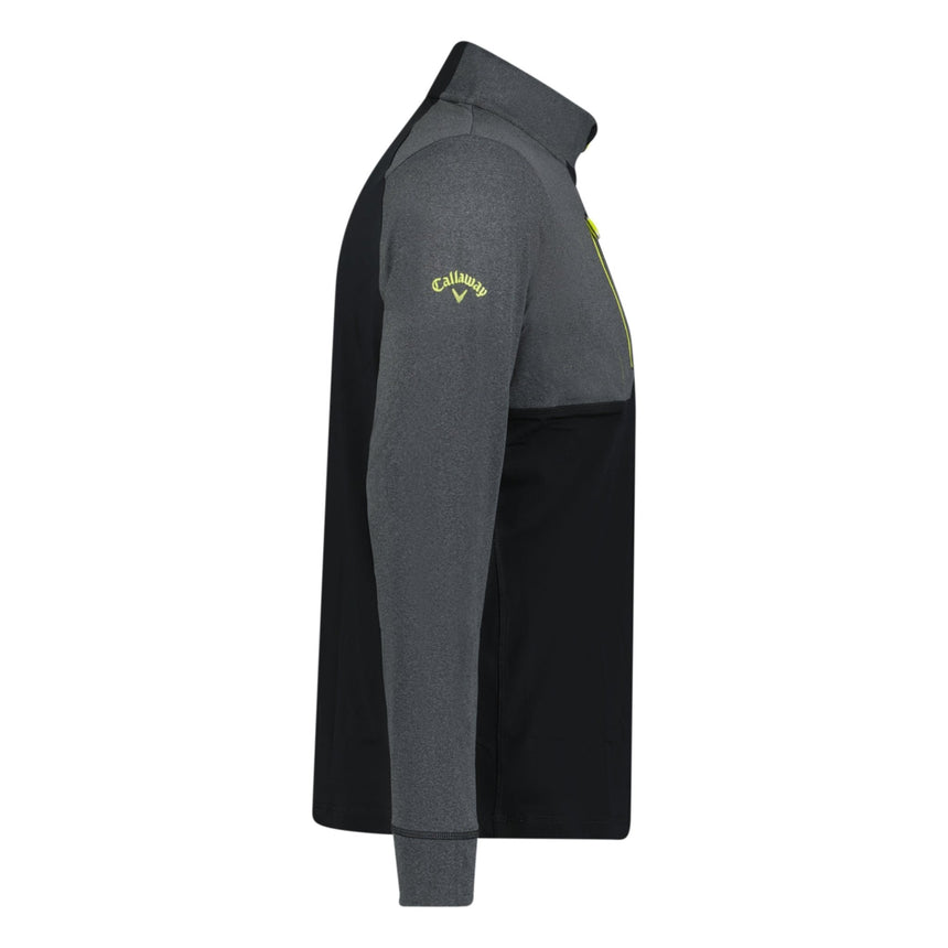 Callaway Aquapel Quarter Zip Golf Sweatshirt Black Caviar - Boinclo - Outlet Sale Under Retail