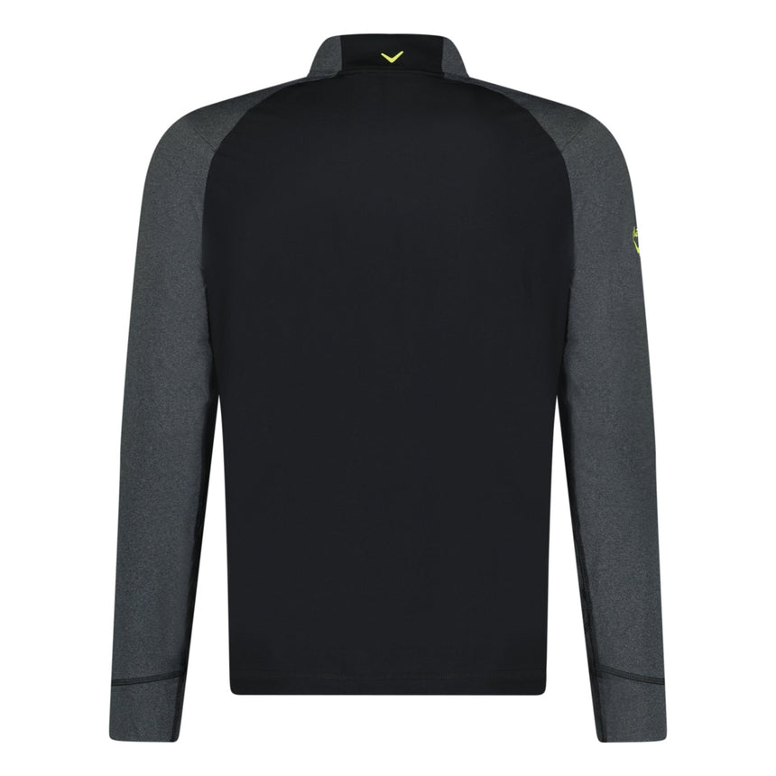 Callaway Aquapel Quarter Zip Golf Sweatshirt Black Caviar - Boinclo - Outlet Sale Under Retail