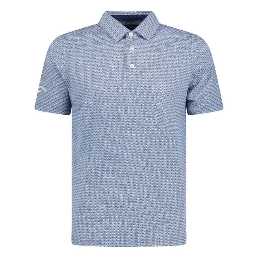 Callaway Trademark Print Golf Polo - Navy Peacoat - Boinclo - Outlet Sale Under Retail