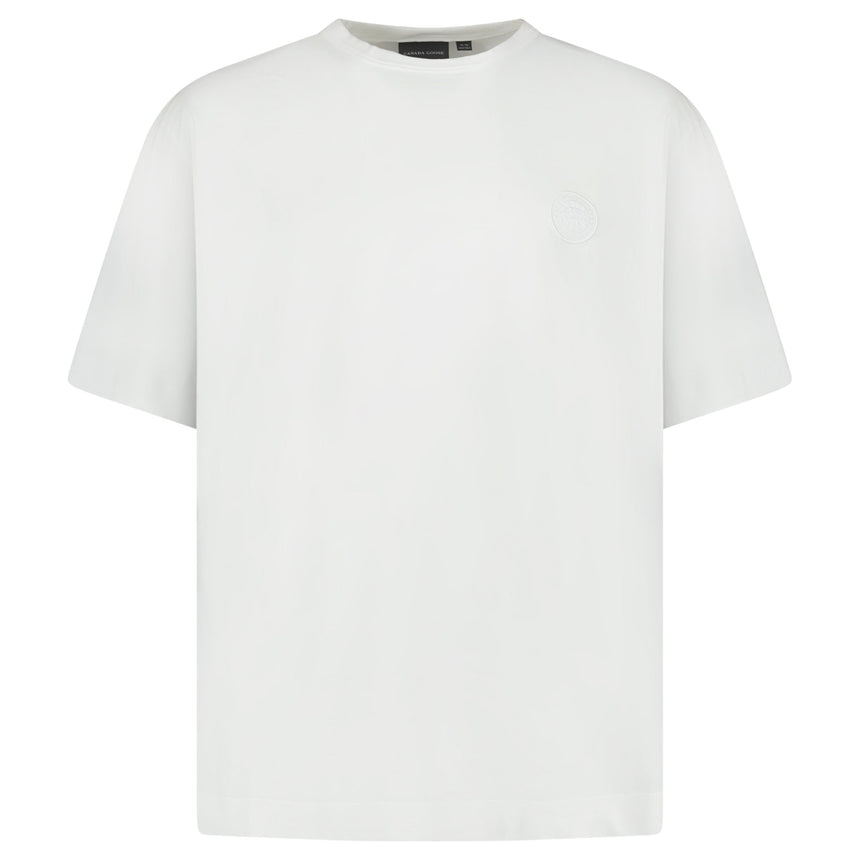 Canada Goose Gladstone Embroidered Logo T-Shirt in White - Boinclo - Outlet Sale Under Retail